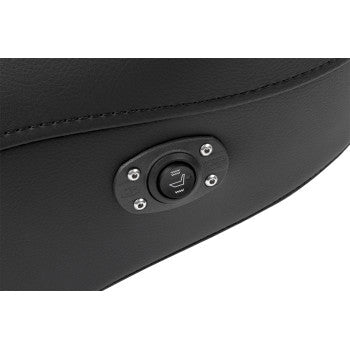 SADDLEMEN Roadsofa™ Seat - without Backrest - Lattice Stitch - Carbon Fiber - FL '08-'23 808-07CF-182HCT