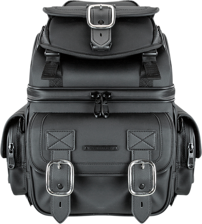 SADDLEMEN BR1800D Sissy Bar Bag - Black EX000971