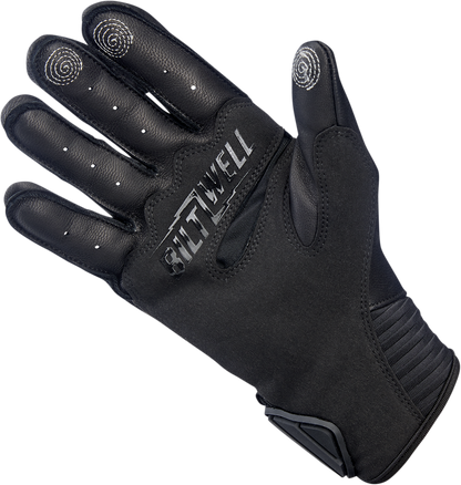 BILTWELL Bridgeport Gloves - Black Out - Small 1509-0101-302