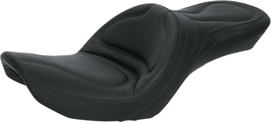 SADDLEMEN Seat - Explorer - Without Backrest - Stitched - Black - FXDWG 83G50JS