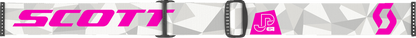 SCOTT Fury Goggles - JP 61 - White/Pink - Pink Chrome 414227-1087340