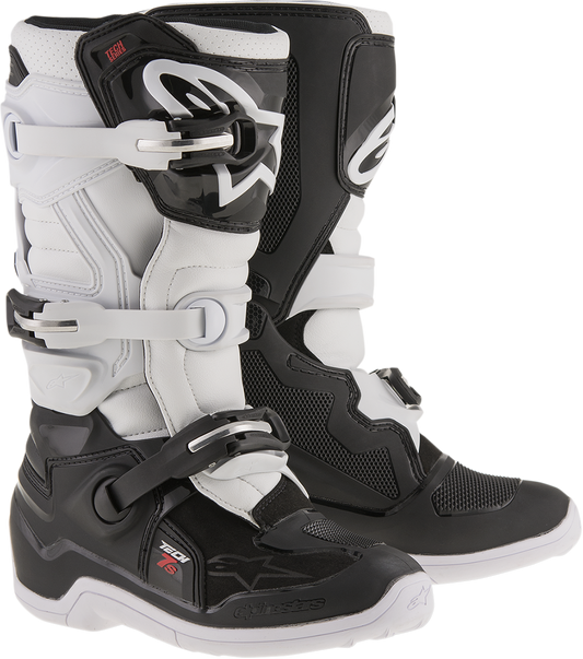 ALPINESTARS Youth Tech 7S Boots - Black/White - US 4 2015017-12-4