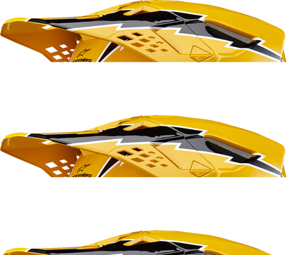 ALPINESTARS Supertech M10 Helmet - Ampress - MIPS® - Gloss Black/Yellow - XL 8300823-1414-XL