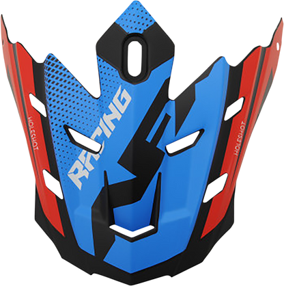 AFX FX-17/FX-17Y Peak - Holeshot - Matte Black/Red/White/Blue 0132-1185