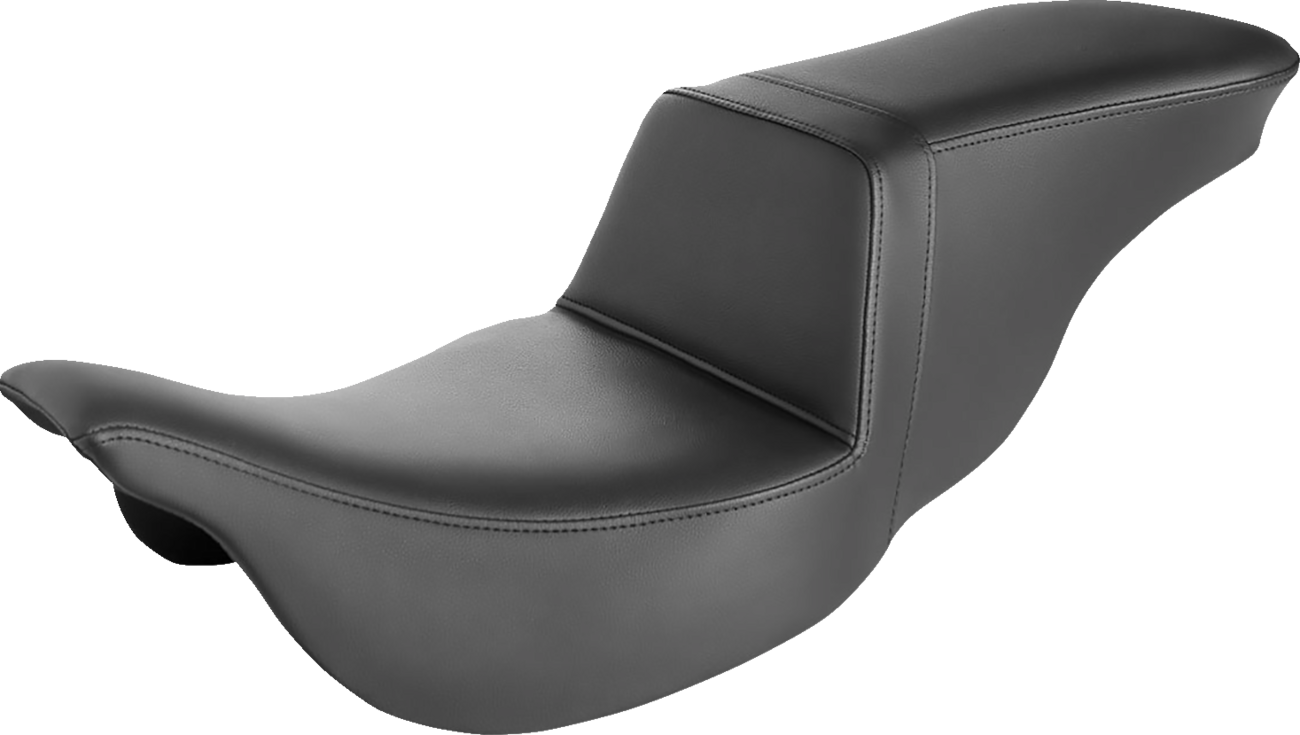 SADDLEMEN Step-Up Seat - Smooth - Black - FLH 808-07B-194