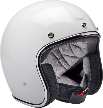 BILTWELL Bonanza Helmet - Gloss White - Large 1001-164-204