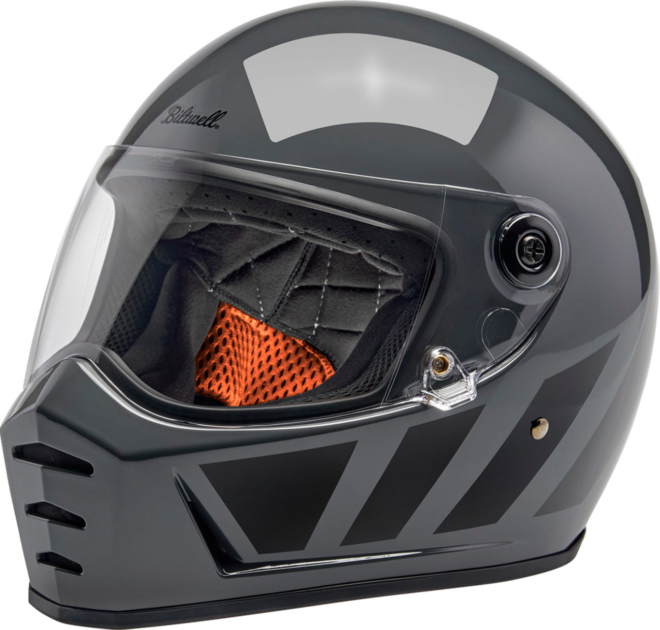 BILTWELL Lane Splitter Helmet - Storm Gray Inertia - Small 1004-569-502
