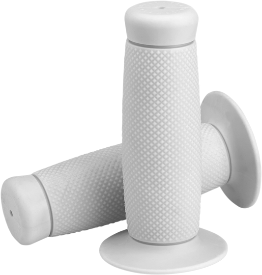 BILTWELL Grips - Renegade - 1" - White 6704-0201