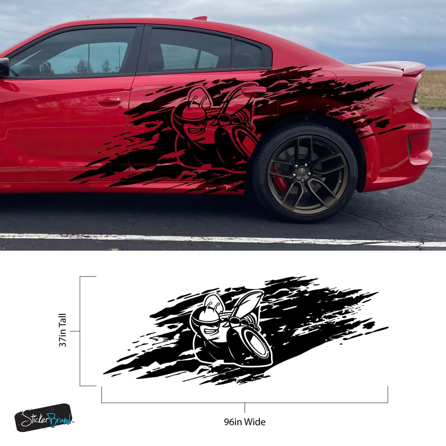 Scat Pack Decal Sticker for Challenger, Charger. #7026-Sup