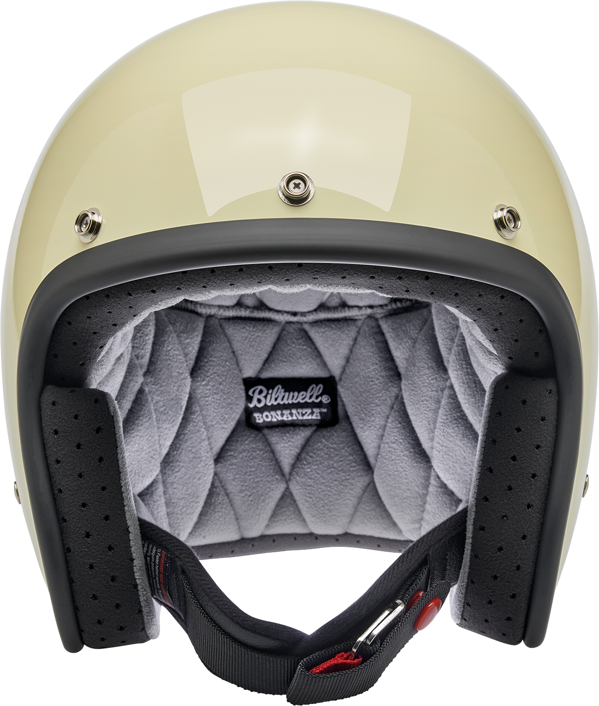 BILTWELL Bonanza Helmet - Gloss Vintage White - Large 1001-102-204