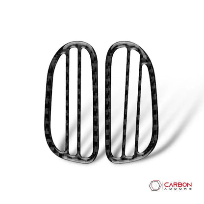 [2pcs] Real Carbon A-Pillar AC Vent Trim Overlay | C6 2005-2013 Corvette