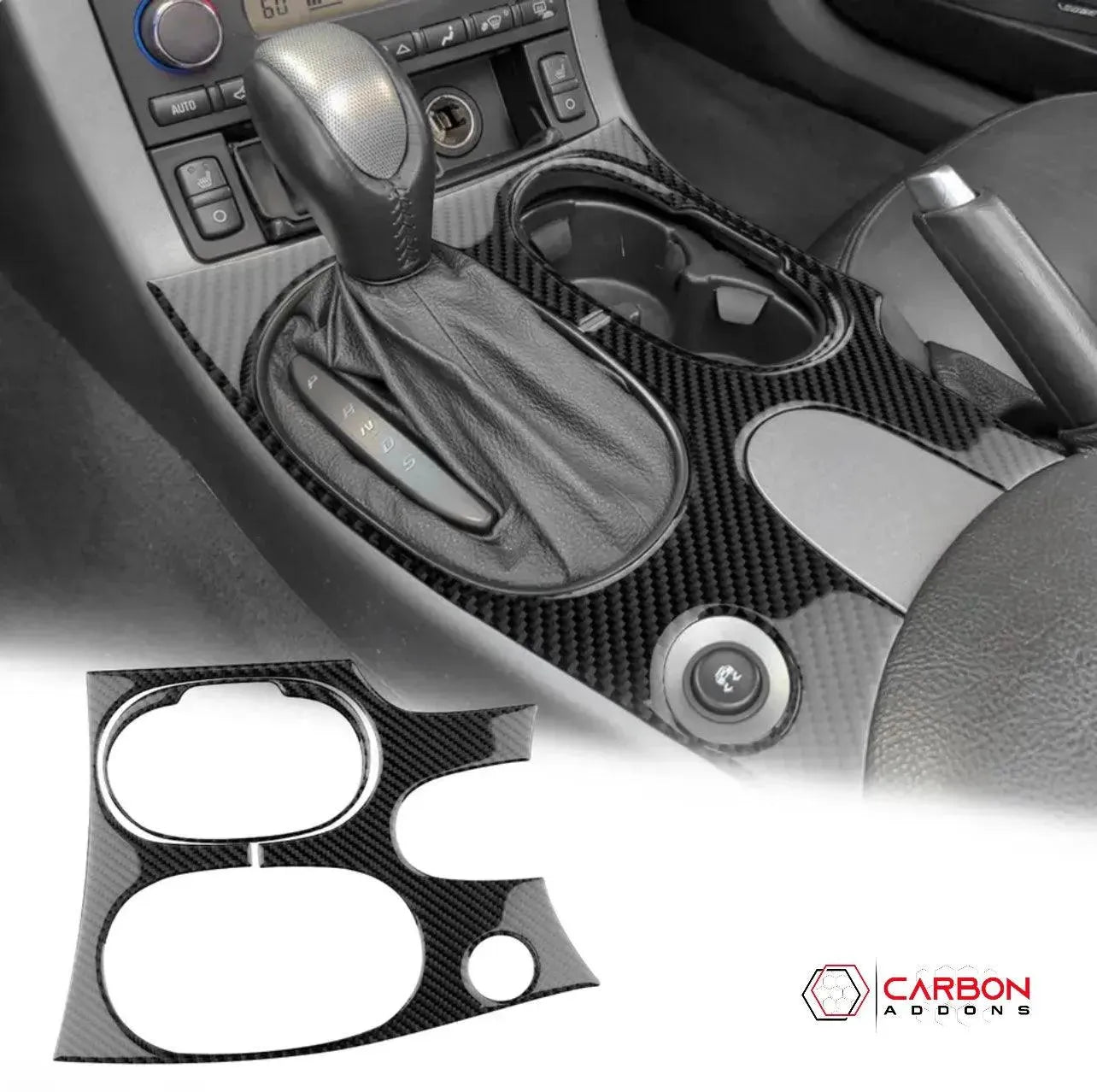 [2pcs] Real Carbon Center Console Overlay | C6 2005-2013 Corvette