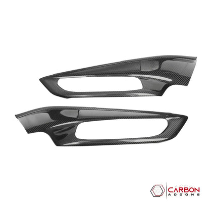 C8 Corvette Real Carbon Fiber Window Switch Outer Trim Panel Frame Covers | Interior Upgrade (2020–2025)