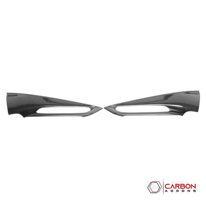 C8 Corvette Real Carbon Fiber Window Switch Outer Trim Panel Frame Covers | Interior Upgrade (2020–2025)