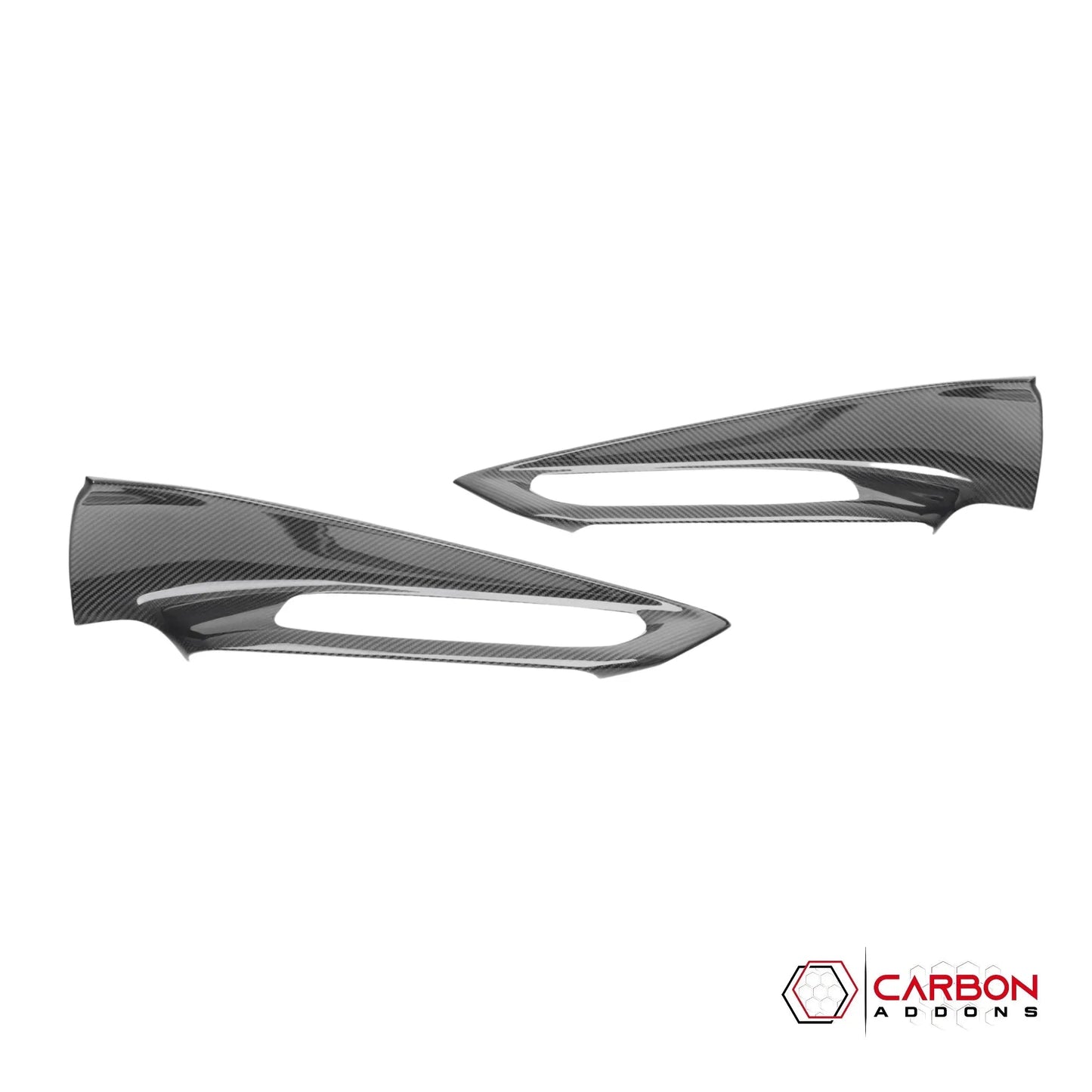 C8 Corvette 2020+ Real Carbon Fiber Window Switch Outer Trim Panel Frame Cover