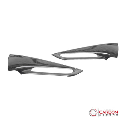 C8 Corvette 2020+ Real Carbon Fiber Window Switch Outer Trim Panel Frame Cover