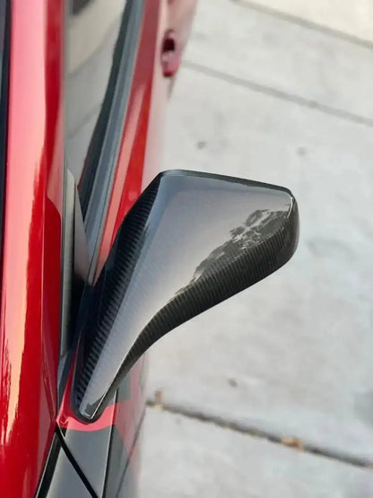 [2pcs Set] Carbon Fiber Mirror Cover for Chevy Camaro 2010-2015