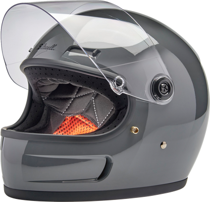 BILTWELL Gringo SV Helmet - Gloss Storm Gray - Large 1006-109-504