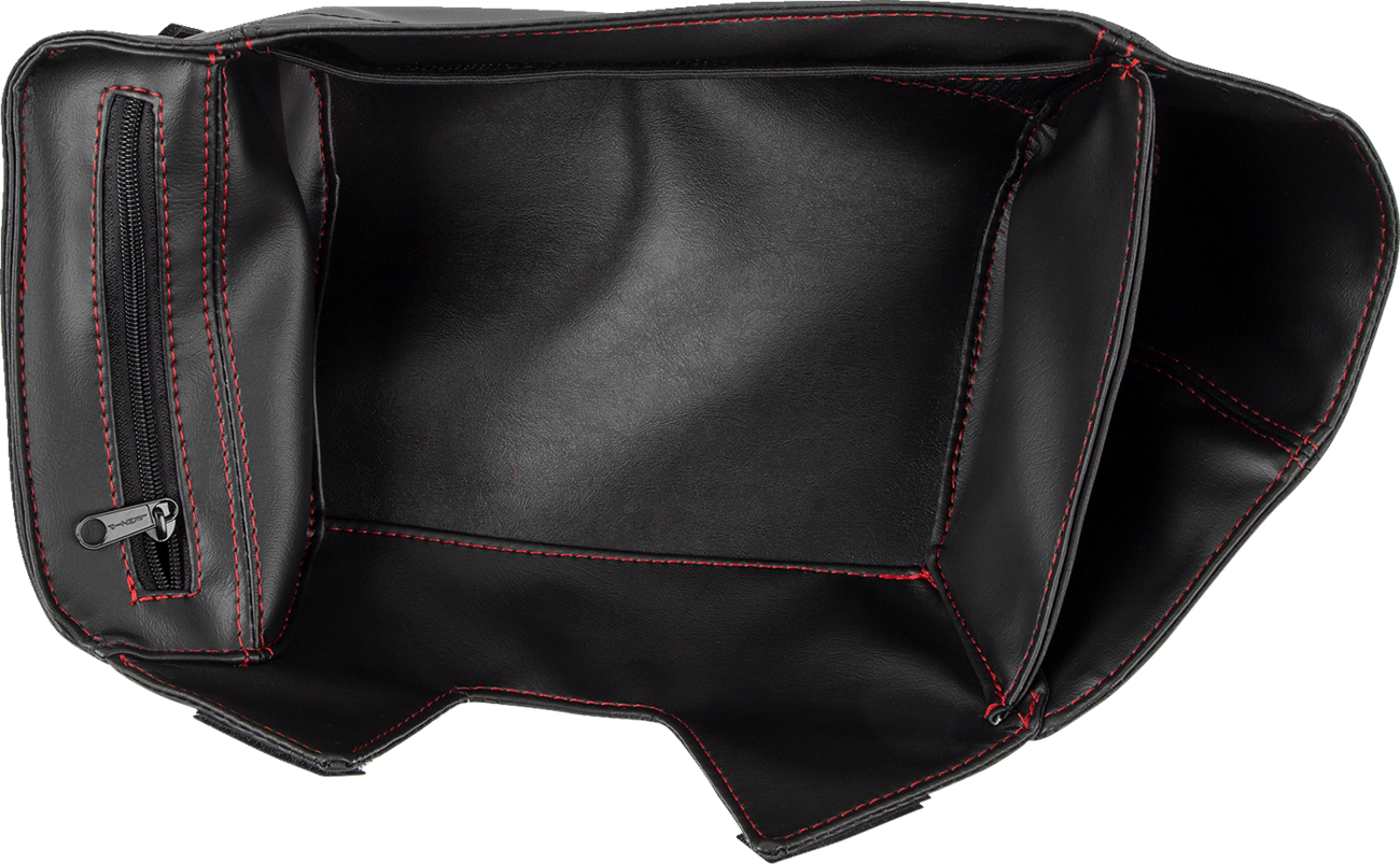 SHOW CHROME Glove Box Organizer - Red H44-8RED