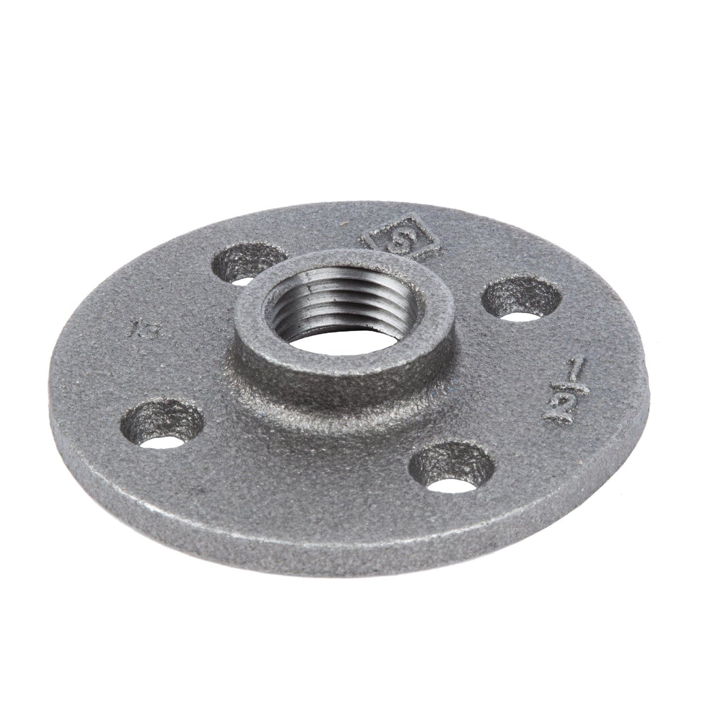1/2 in. Black Floor Flange