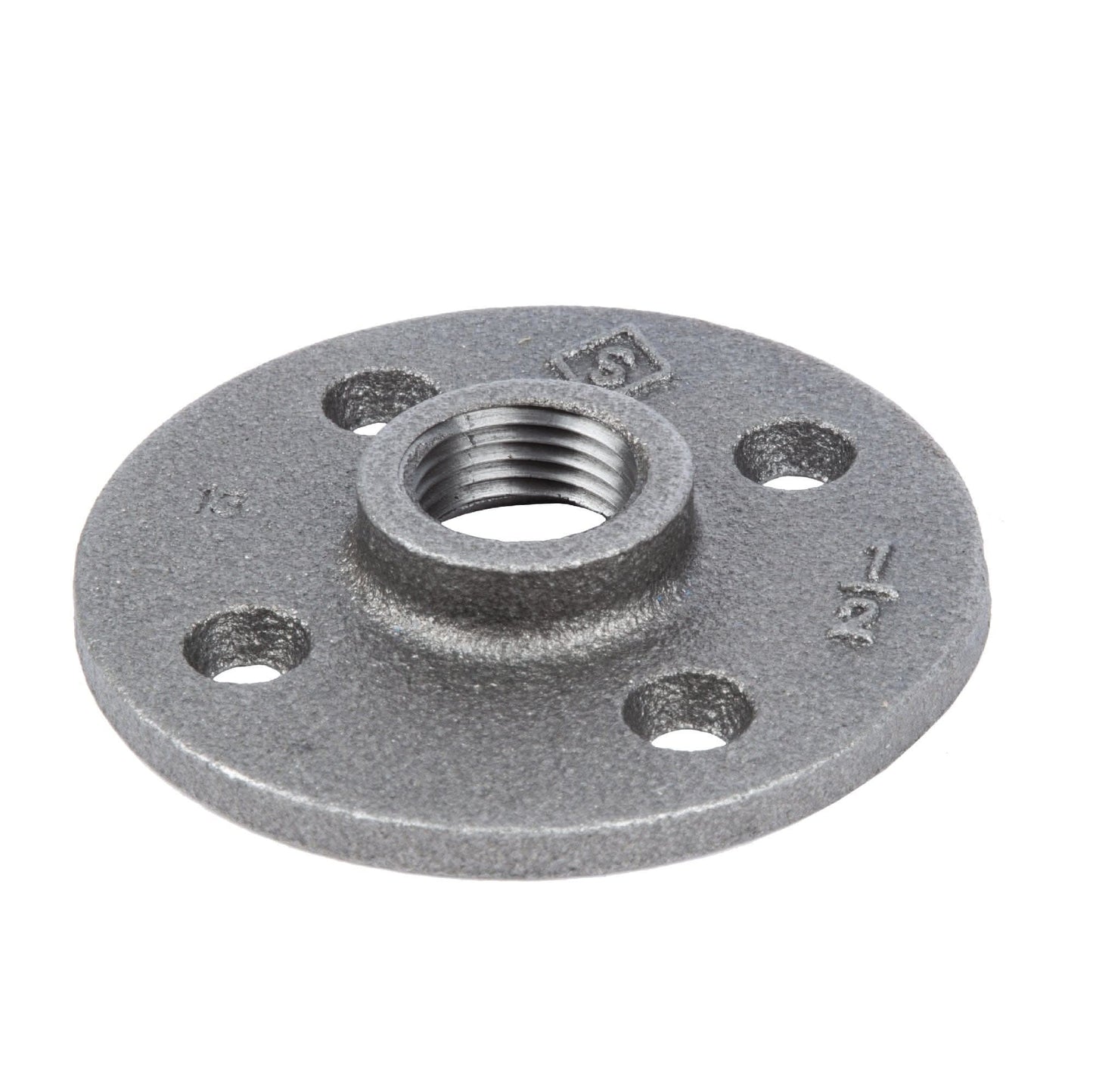 1/2 in. Black Floor Flange