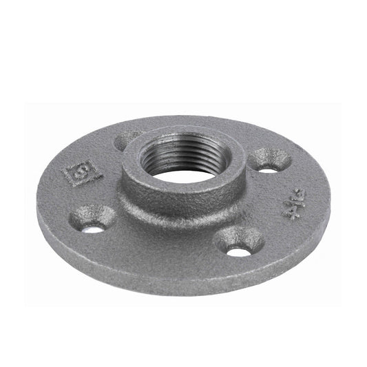 3/4 in. Black Floor Flange
