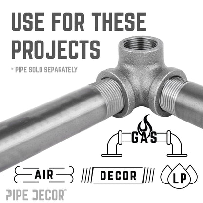 3/8 in. Black Side Outlet Elbow