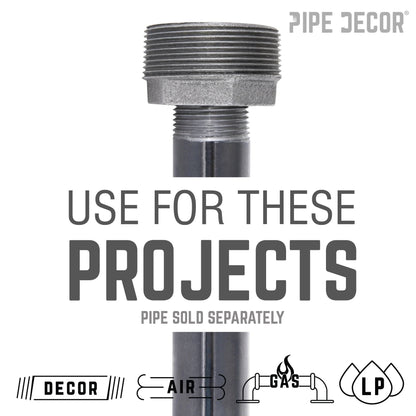 1 in. x 1/4 in. Black Bushing