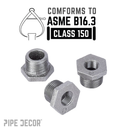 1/4 in. x 1/8 in. Black Bushing