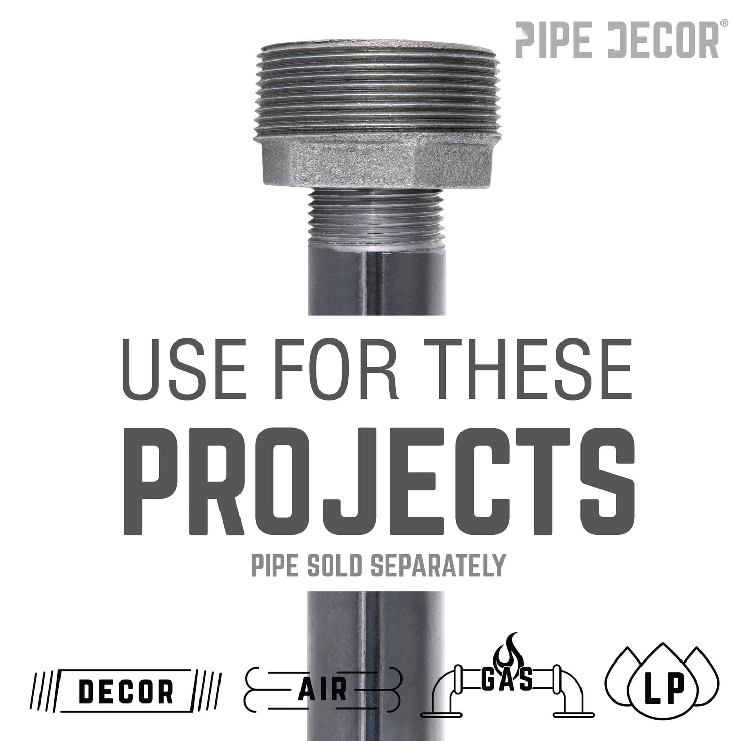 2 in. x 1/2 in. Black Bushing