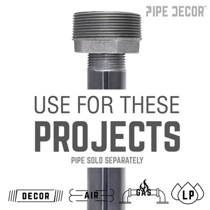 2 in. x 1/2 in. Black Bushing