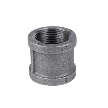 1 1/4 in. Black Coupling