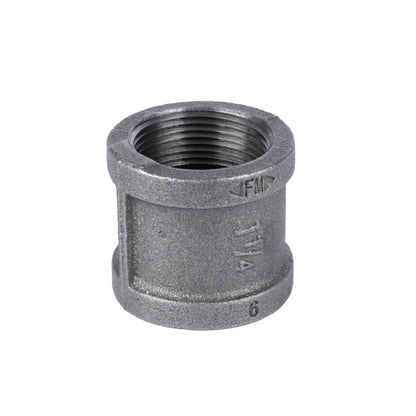 1 1/4 in. Black Coupling