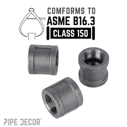 3/4 in. Black Coupling