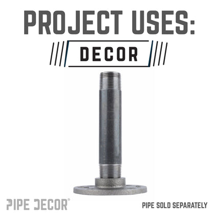 1/2 in. Black Mini Flange