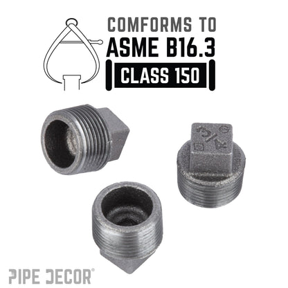 3/4 in. Black Plug