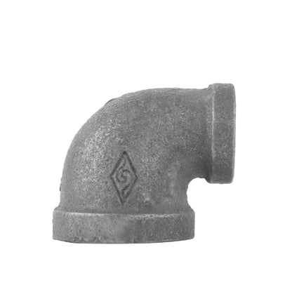 3/4 in. x 3/8 in. Black Reducing Elbow