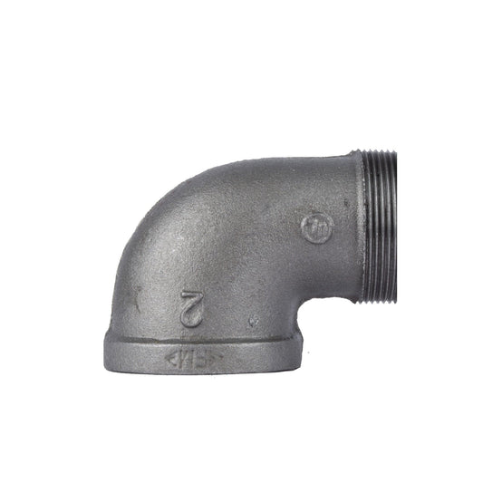 2 in. Black 90 Degree Street Elbow