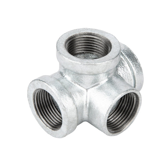 1 1/4 in. Galvanized Iron Side Outlet Tee