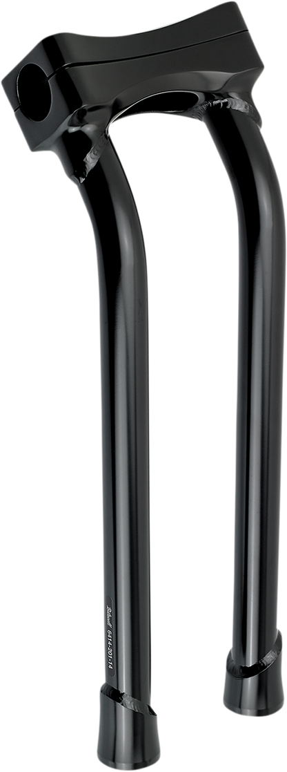 BILTWELL Risers - Murdock - Oversized - Pullback - 14" - Black 6414-201-14