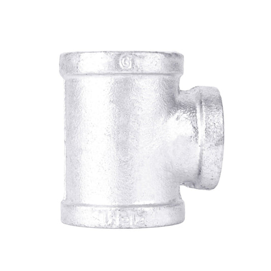 1 1/4 in. x 1 1/4 in. x 3/4 in. Galvanized Iron Reducing Tee