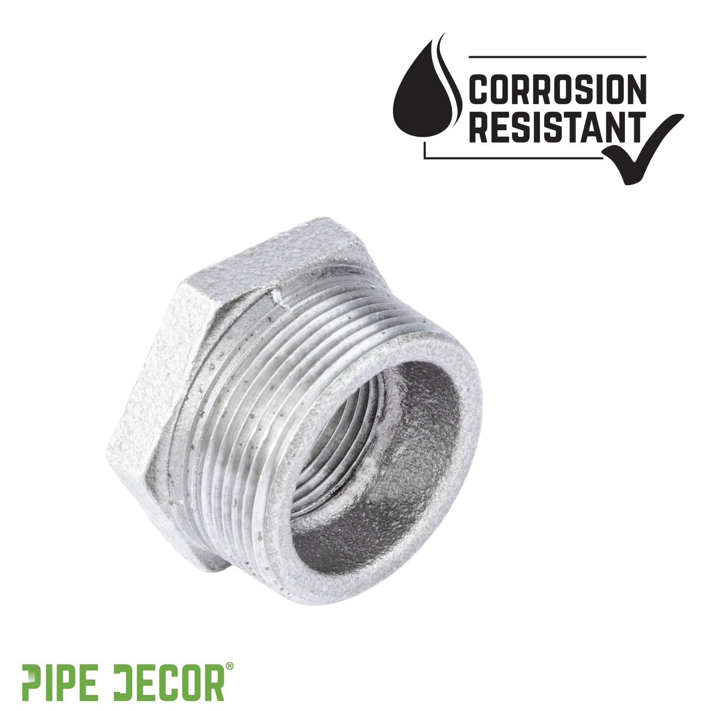 1 1/2 in. x 1 in. Galvanized Iron Bushing