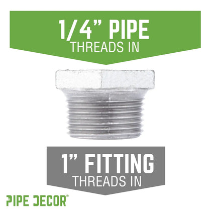 1  in. x 1/4 in. Galvanized Iron Bushing