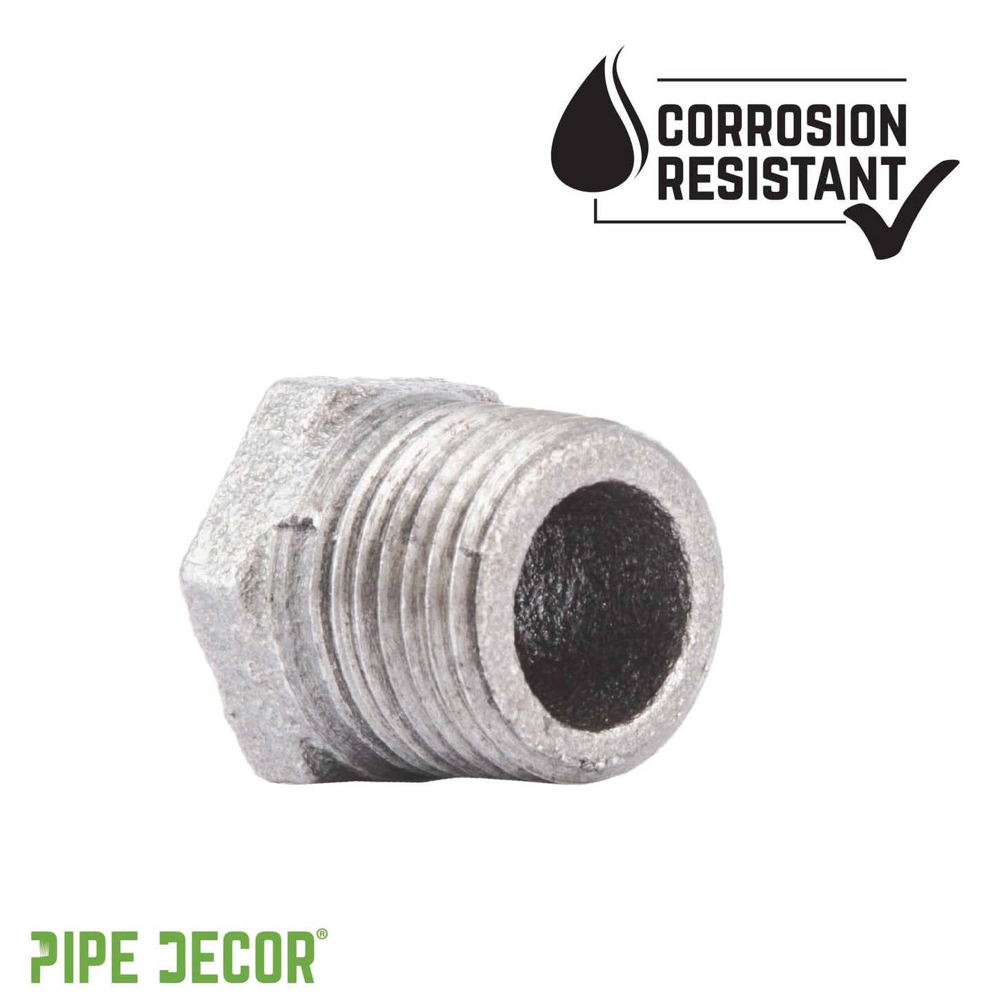 1/2 in. x 1/8 in. Galvanized Iron Bushing