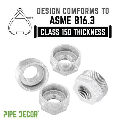 2 in. x 1/2 in. Galvanized Iron Bushing