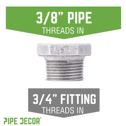 3/4 in. x 3/8 in. Galvanized Iron Bushing
