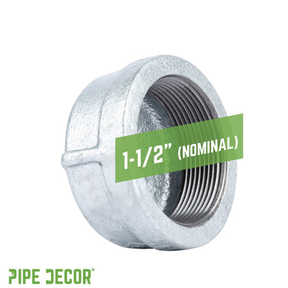 1 1/2 in. Galvanized Iron Cap