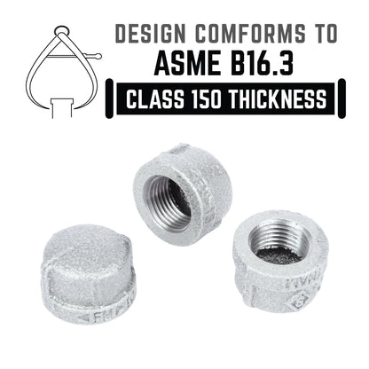 1/4 in. Galvanized Iron Cap