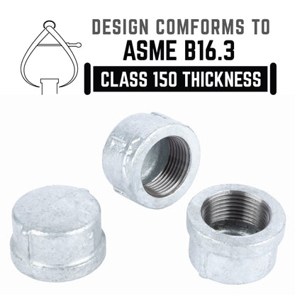 1 in. Galvanized Iron Cap