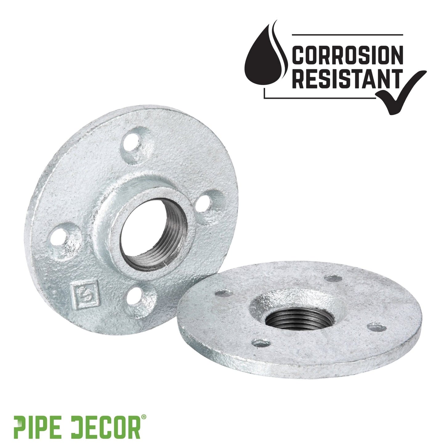 1/2 in. Galvanized Iron Floor Flange